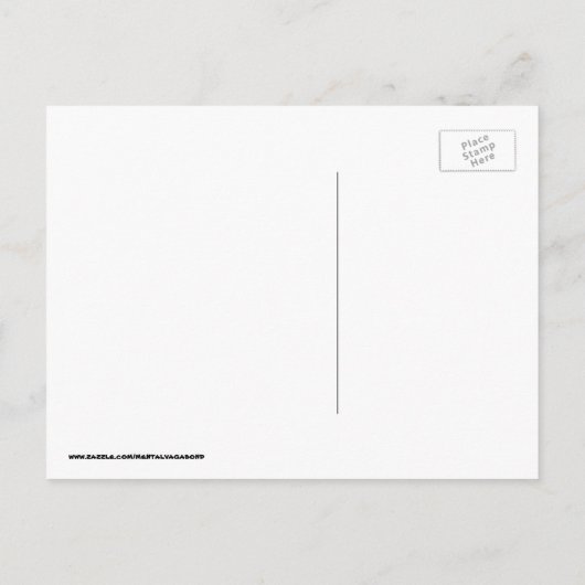 移動しました – Palm Trees onポストカード 案内ポストカード (裏面)