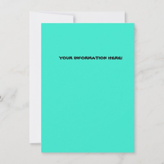 移動するパーティーフォトカードの日付おもしろいを保存 招待状 (裏面)