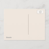 移動するレトロ移動バン 案内ポストカード (裏面)