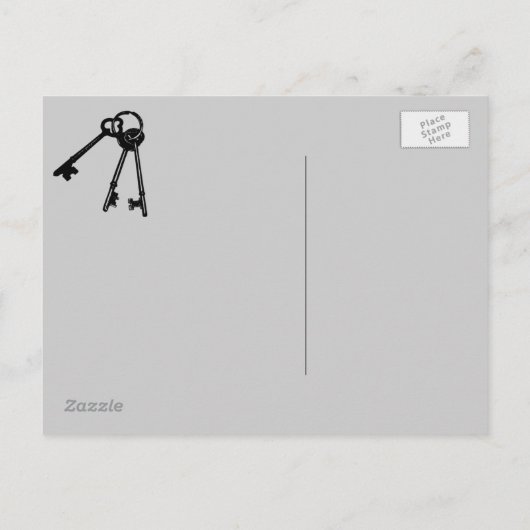 移動するレトロ移動バン 案内ポストカード (裏面)
