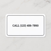 移動する会社のボックストラック 名刺 (裏面)