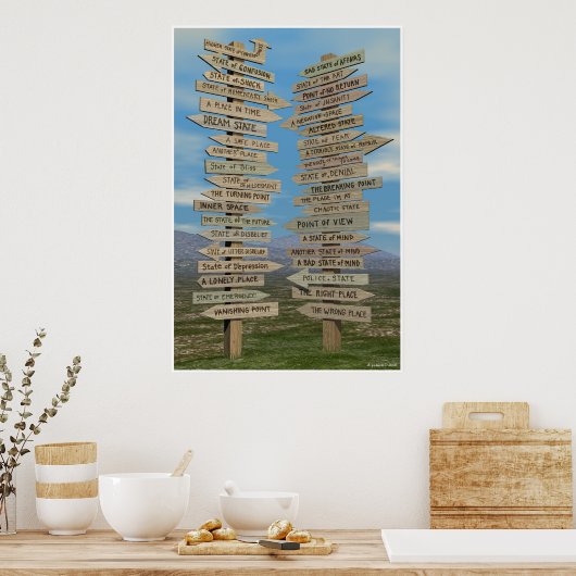 移動する場所 ポスター (キッチン)