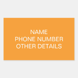 移動する大学の保管ボックスラベル 長方形シール