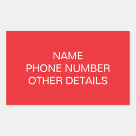 移動する大学の保管ボックスラベル 長方形シール