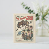 移動する映像のカウボーイ 案内ポストカード (スタンド正面)