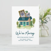 移動する |ダンボールハウス移動ボックス写真 案内状 (スタンド正面)