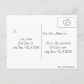 移動する 案内ポストカード (裏面)