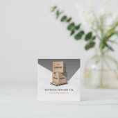 移動とストレージ·サービス スクエア名刺 (スタンド正面)