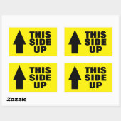 移動と出荷のためのこのサイドアップ矢印シール 長方形シール (シート)