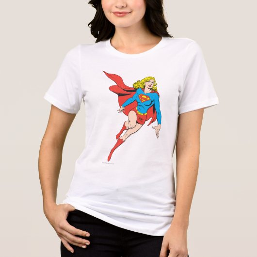 移動のスーパーガール トライブレンドTシャツ (正面)