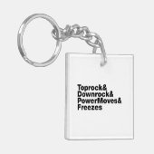 移動の分割(ブレークダンス) キーホルダー (正面左)