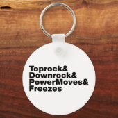 移動の分割（ブレークダンス） キーホルダー (正面)