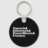 移動の分割(ブレークダンス) キーホルダー (正面)