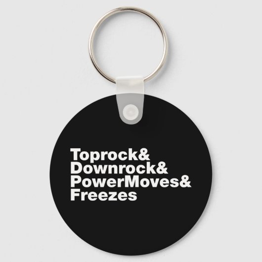 移動の分割(ブレークダンス) キーホルダー (正面)
