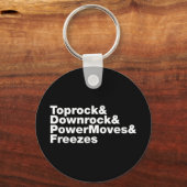 移動の分割(ブレークダンス) キーホルダー (正面)