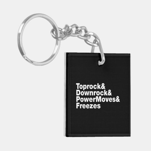 移動の分割(ブレークダンス) キーホルダー (正面左)