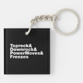 移動の分割(ブレークダンス) キーホルダー (裏面)