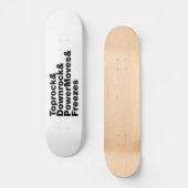 移動の分割(ブレークダンス) スケートボード (正面)