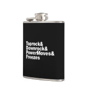 移動の分割（ブレークダンス） フラスク (左)