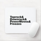 移動の分割（ブレークダンス） マウスパッド (マウス)