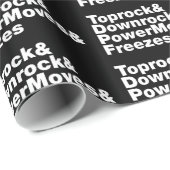 移動の分割(ブレークダンス) ラッピングペーパー (ロールコーナー)