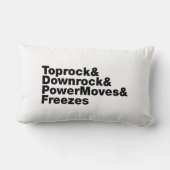 移動の分割（ブレークダンス） ランバークッション (裏面)