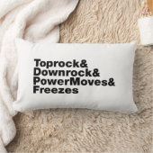 移動の分割（ブレークダンス） ランバークッション (ブランケット)