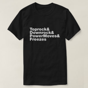移動の分割(ブレークダンス) Tシャツ