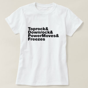 移動の分割(ブレークダンス) Tシャツ