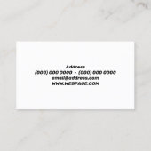 移動はっきりした文字 名刺 (裏面)