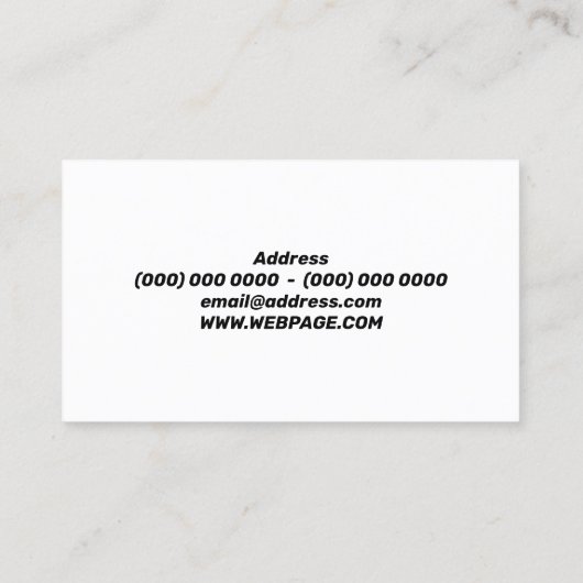 移動はっきりした文字 名刺 (裏面)