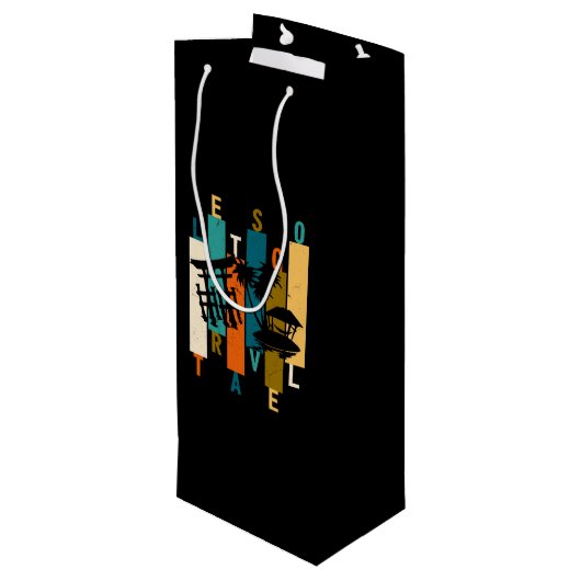 移動を開始 ワインギフトバッグ (裏面アングル)