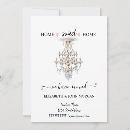 移動エレガントしたシャンデリア (正面)