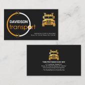 移動トラックの位置オービットトラック 名刺 (正面/裏面)