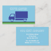 移動トラックの移動発表の住所挿入物 エンクロージャーカード (正面/裏面)