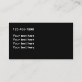 移動トラック名刺デザインテンプレート 名刺 (裏面)