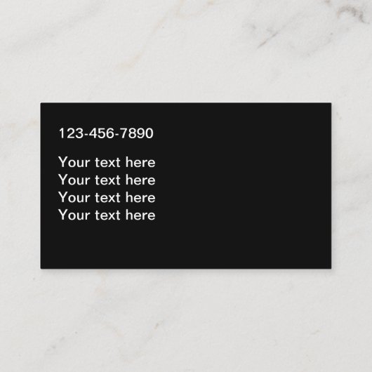 移動トラック名刺デザインテンプレート 名刺 (裏面)