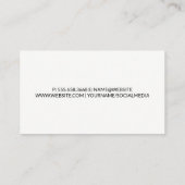 移動トラック |配信サービス |トラック 名刺 (裏面)