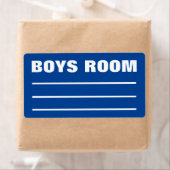 移動パッキング整理ラベル – ボーイズ寝室 ラベル (インサイチュ)