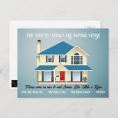 移動パーソナライズされたカード、シンプル- Clean ポストカード (正面/裏面)