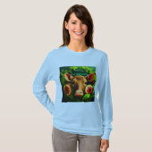 移動ビーガン救動物 Tシャツ (正面フル)