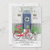 移動プードルドッグ自転車ブルードアニューホーム 案内状 (正面)