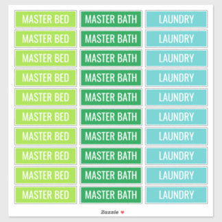 移動ボックスのカスタマイズ可能なラベル シール