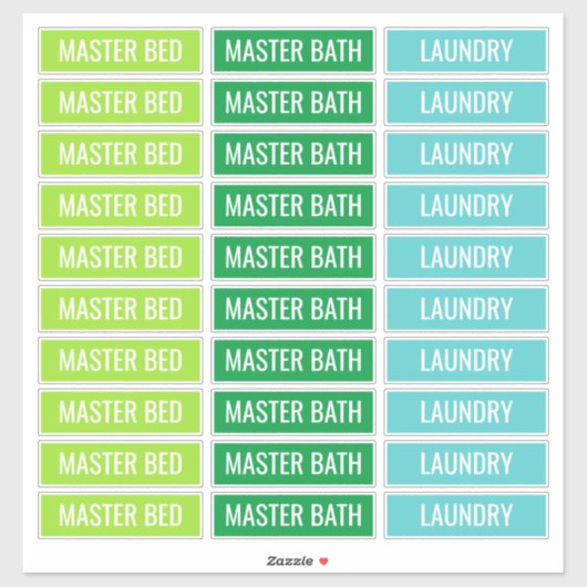 移動ボックスのカスタマイズ可能なラベル シール (シート)