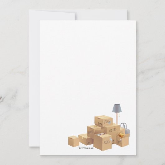 移動ボックスの発表内容 招待状 (裏面)