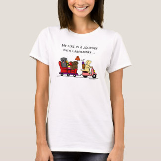 移動ラブラドール Tシャツ