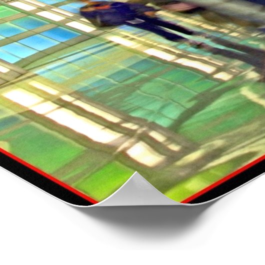 移動中に ポスター (角)