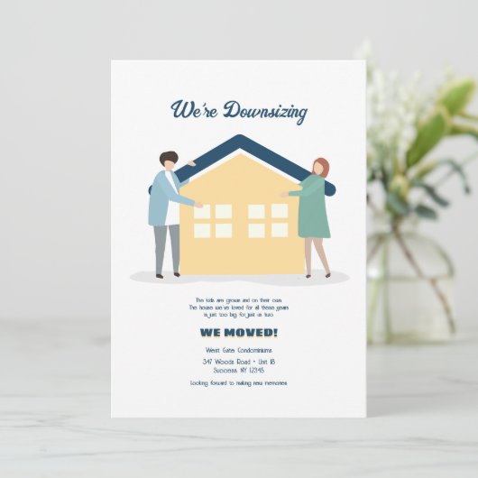 移動中のお知らせを縮小する 招待状 (スタンド正面)