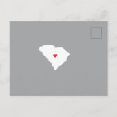 移動中のお知らせ州サウスカロライナのポストカード 案内ポストカード (裏面)