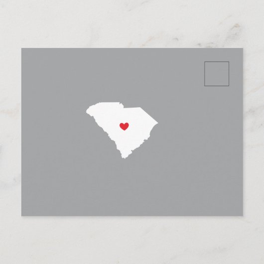 移動中のお知らせ州サウスカロライナのポストカード 案内ポストカード (裏面)